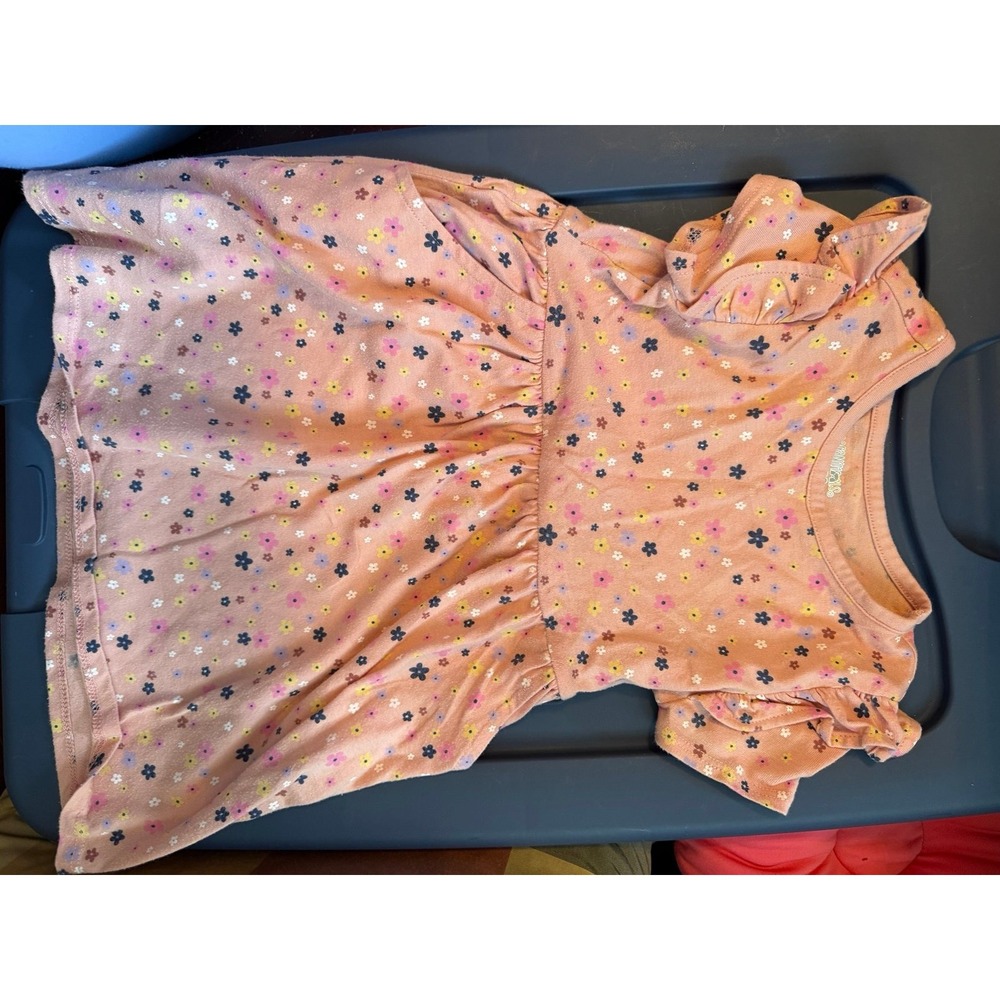 Toddler girl dress with pockets floral 3T